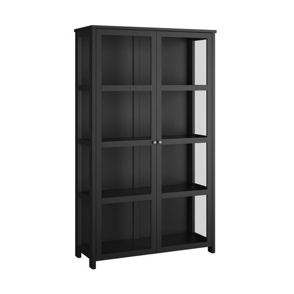 Čierna vitrína 124x210 cm Excellent - Tvilum-image-2