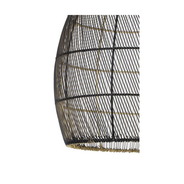 Závesné svietidlo s kovovým tienidlom v čierno-zlatej farbe ø 40 cm Meya – Light & Living-image-4