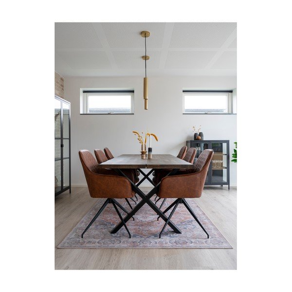 Svetlohnedé čalúnené jedálenské kreslo Harbo – House Nordic-image-3