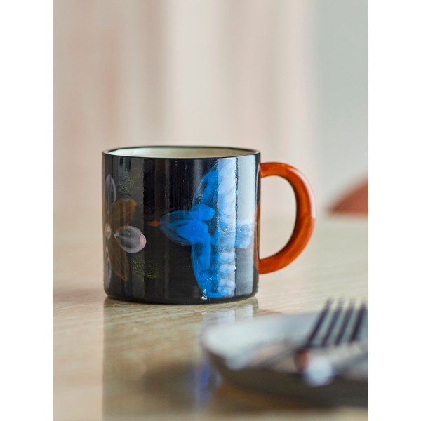 Čierne/béžové keramické hrnčeky v súprave 2 ks 300 ml Maricala – Bloomingville-image-2