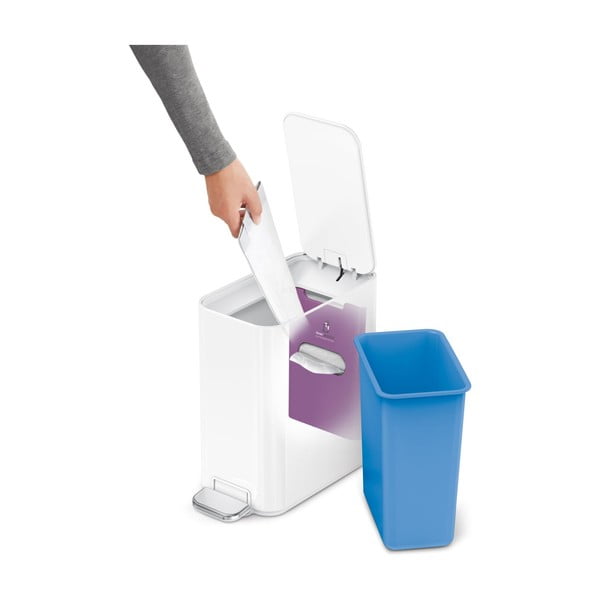 Pedálový oceľový odpadkový kôš 5 l – simplehuman-image-3