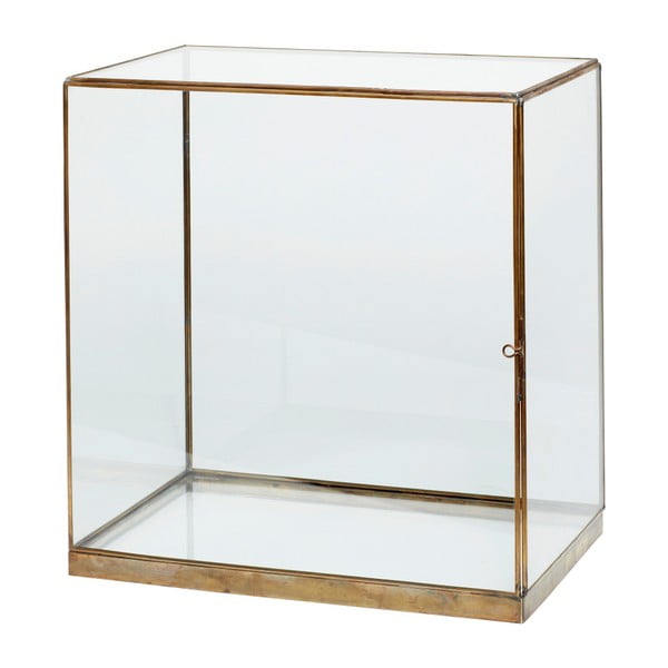 Úložný presklený box Hübsch Galeo, 40 × 42 cm