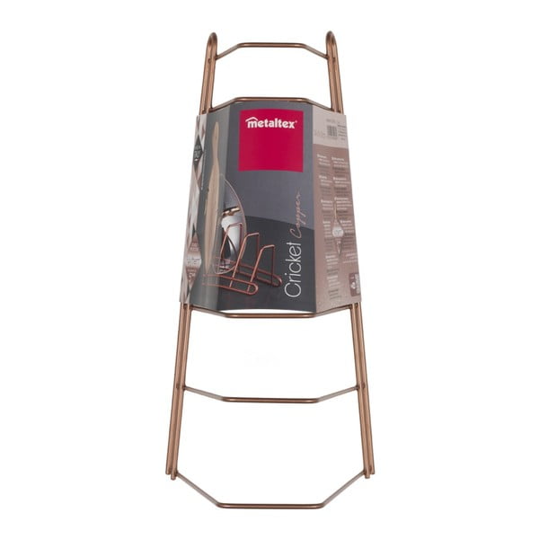 Stojan na pokrievky v medenej farbe Metaltex-image-3