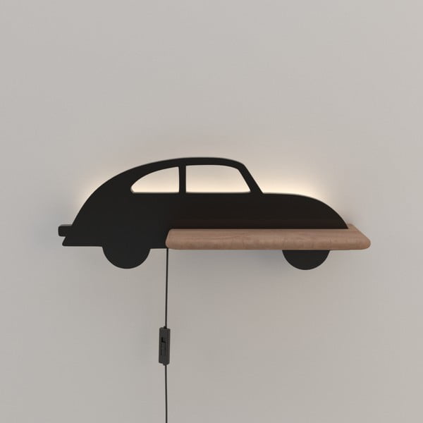 Čierne detské svietidlo Car - Candellux Lighting-image-1