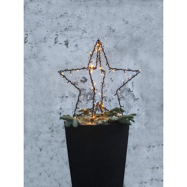 Čierna vianočná svetelná dekorácia Foldy - Star Trading-image-3