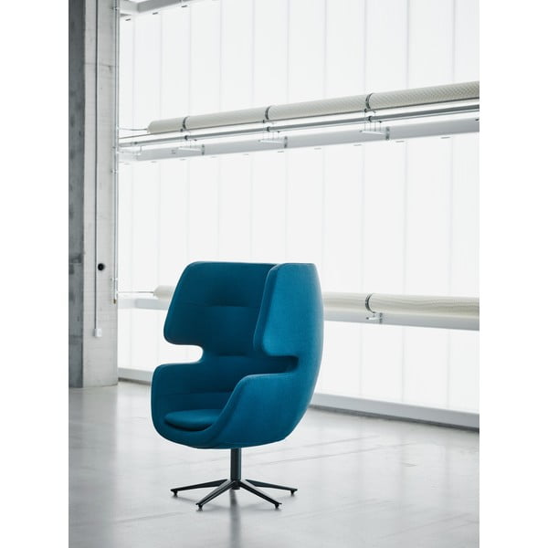 Tmavozelené otočné kreslo Softline Moai-image-3