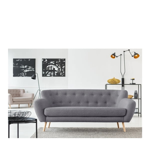 Sivá pohovka Cosmopolitan design London, 192 cm-image-3