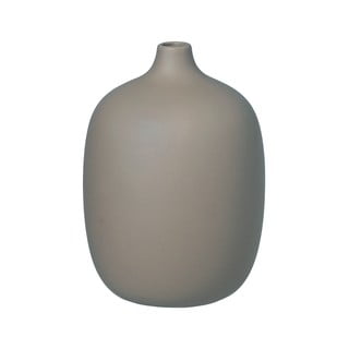 Sivá váza Blomus Ceola, výška 18,5 cm