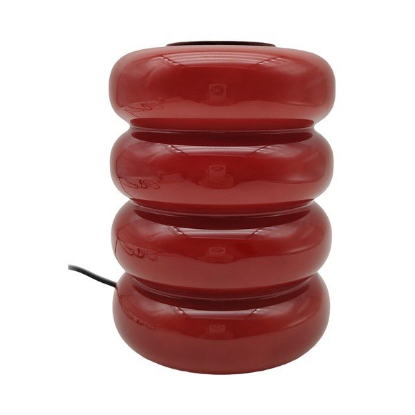 Červená sklenená LED stolová lampa (výška  16,5 cm) Aro – Leitmotiv