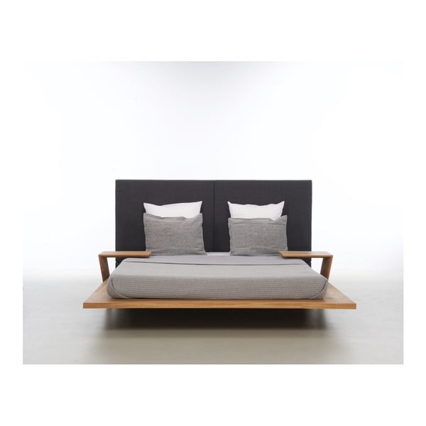 Posteľ z olejovaného dubového dreva Mazzivo Mood 2.0, 160 × 200 cm-image-3