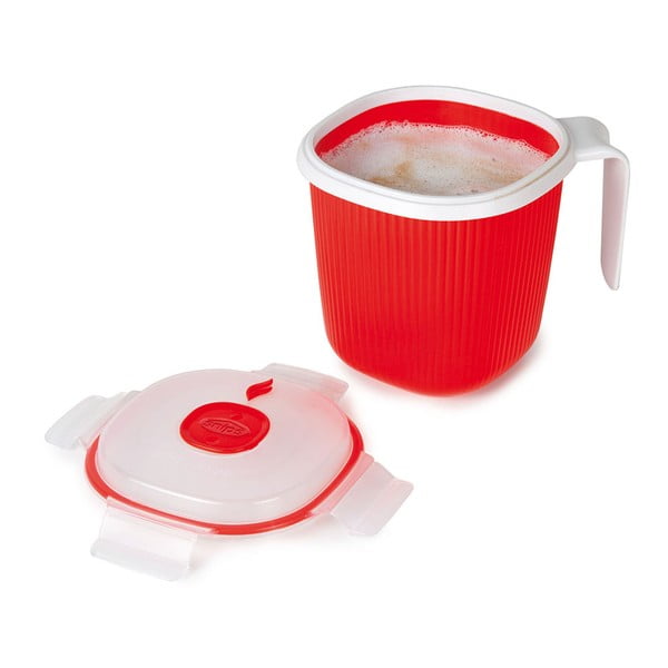 Hrnček na ohrievanie nápojov a polievok v mikrovlnke Snips, 700 ml-image-4