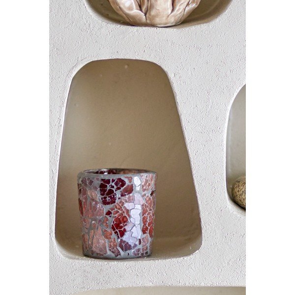 Sklenený svietnik na čajovú sviečku Evalyn – Bloomingville-image-1