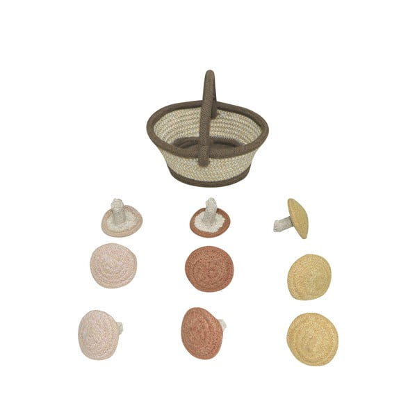 Béžový bavlnený detský hrací koberec 120x160 cm Mushroom Forest – Lorena Canals-image-3