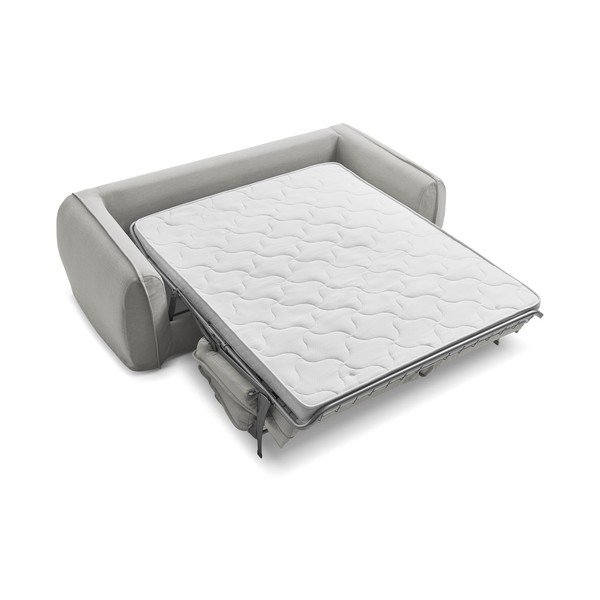 Svetlosivá pohovka na každodenné spanie/rozkladacia 216 cm Archimede – Bobochic Paris-image-4