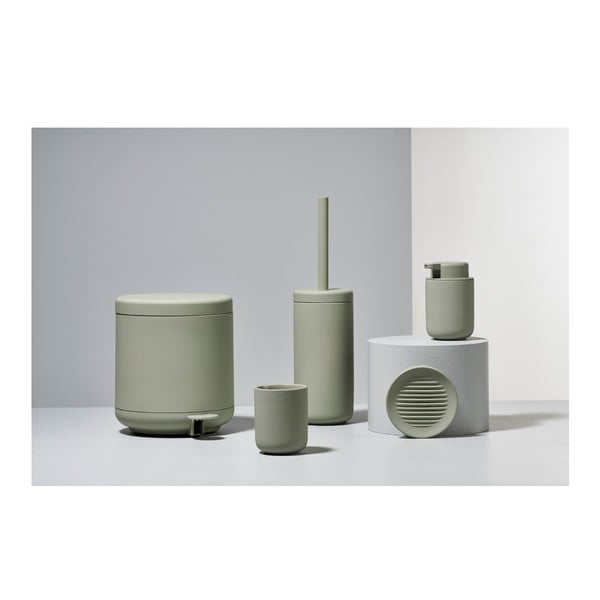 Svetlozelená porcelánová nádobka na mydlo Ume – Zone-image-1