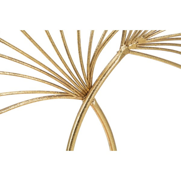 Dekorácia v zlatej farbe Mauro Ferretti Leaf Glam, výška 35 cm-image-3
