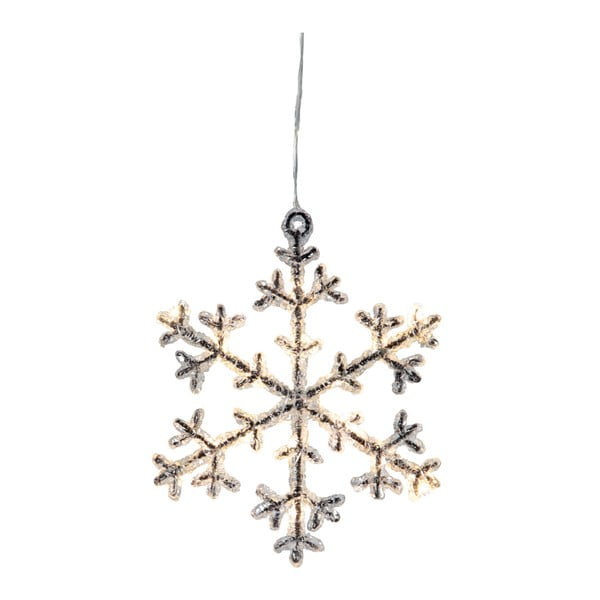 Svietiaca LED dekorácia Best Season Icy Snowflake, 18 cm