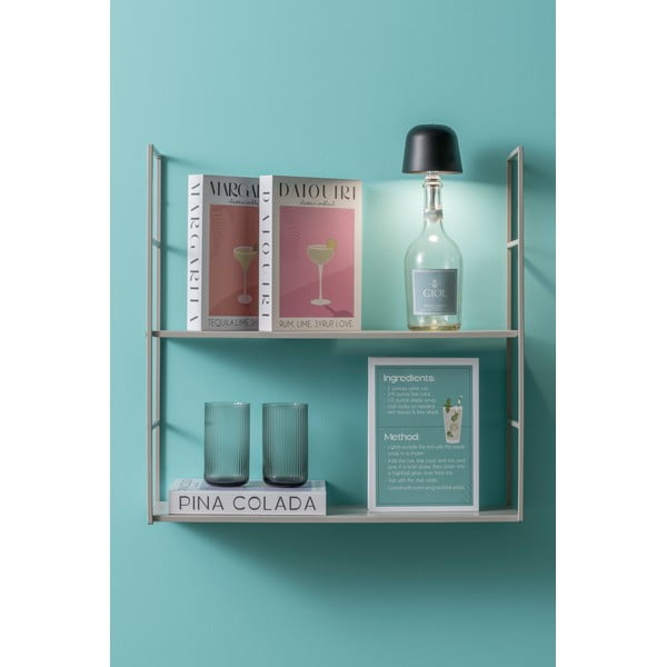 Bielo-oranžový dekoratívny papierový úložný box 18x4x25 cm Margarita – PT LIVING-image-3