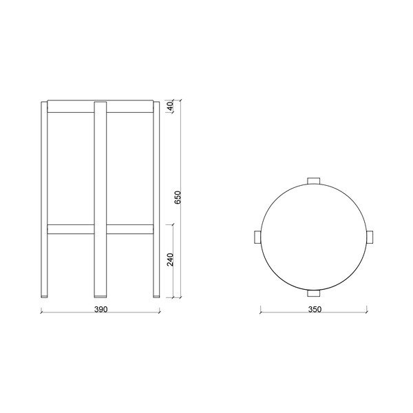 Žltá oceľová stolička Doon – noo.ma-image-3
