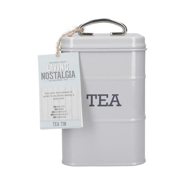 Oceľová dóza na sypaný čaj Living Nostalgia – Kitchen Craft-image-4