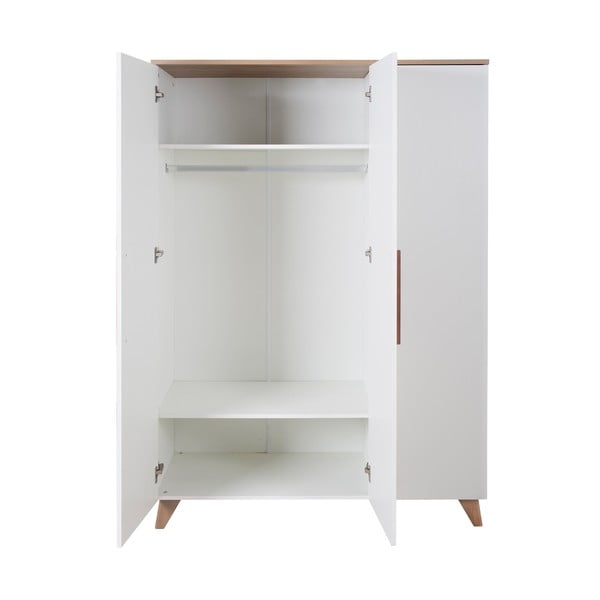 Biela detská šatníková skriňa 118x190 cm – Roba-image-2