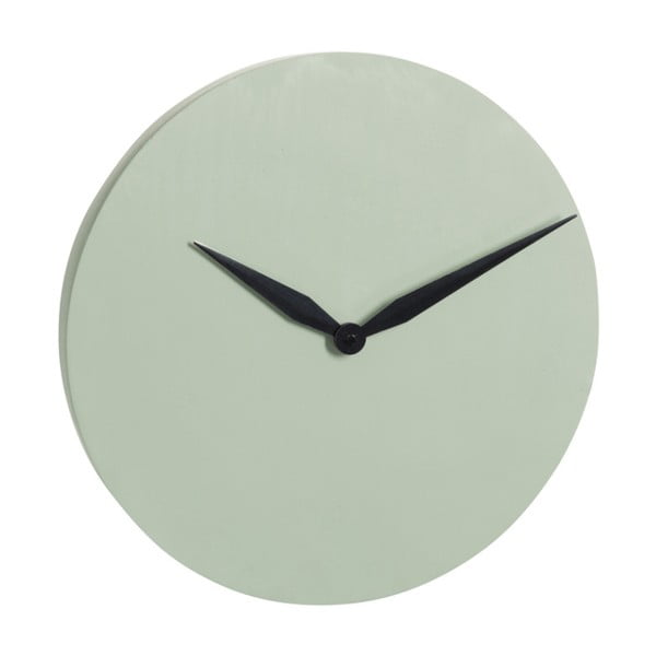 Zelené nástenné hodiny J-Line Modern, ⌀ 40 cm
