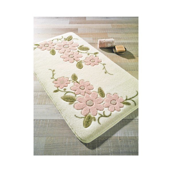 Biela predložka do kúpeľne Confetti Bathmats Margherita, 50 x 57 cm-image-3