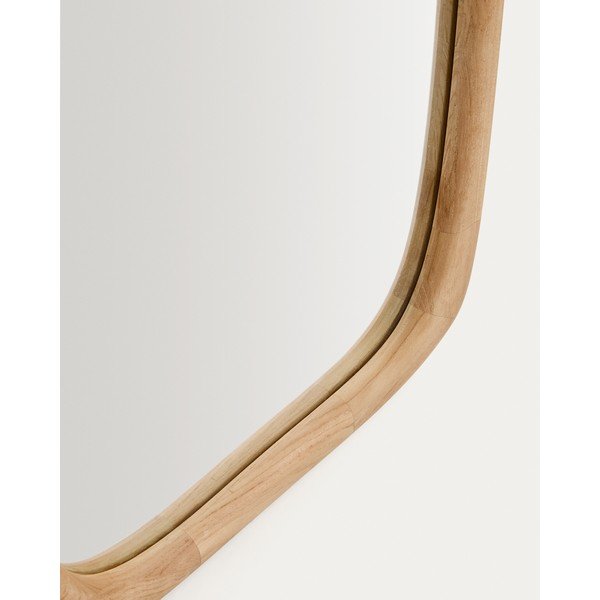 Nástenné zrkadlo s dreveným rámom 61x158 cm Alura – Kave Home-image-4