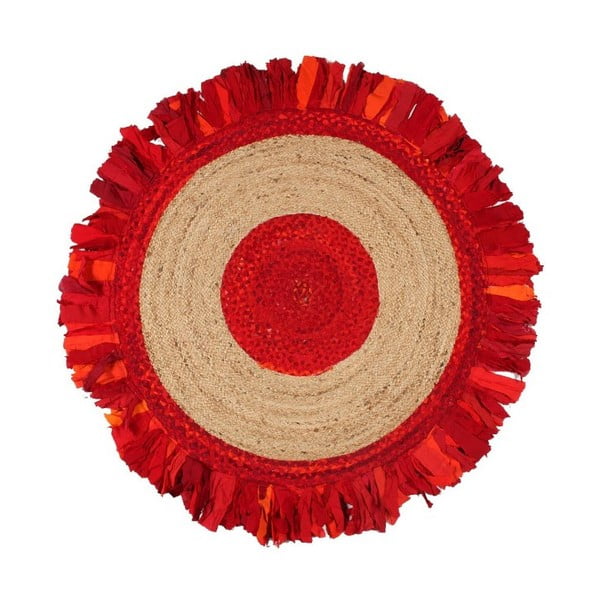 Okrúhly koberec z juty a bavlny Eco Rugs Passion, Ø 150 cm
