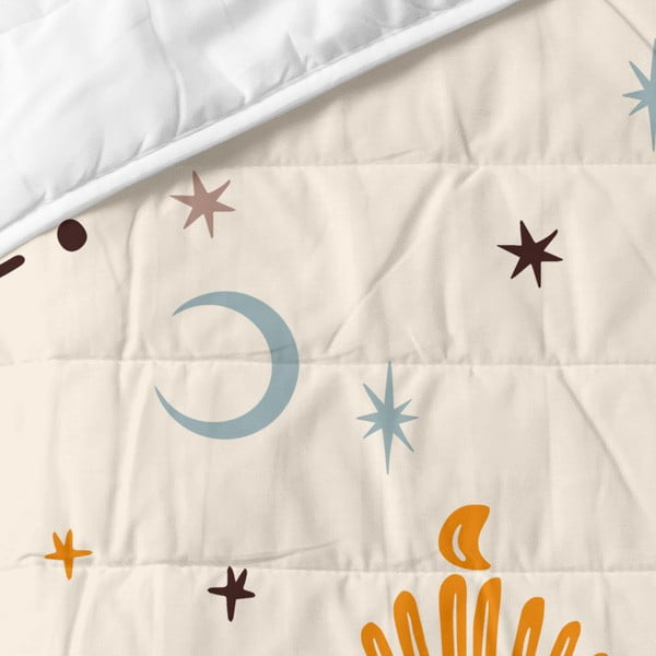 Béžový prešívaný pléd 180x260 cm Mystical – Aware-image-3