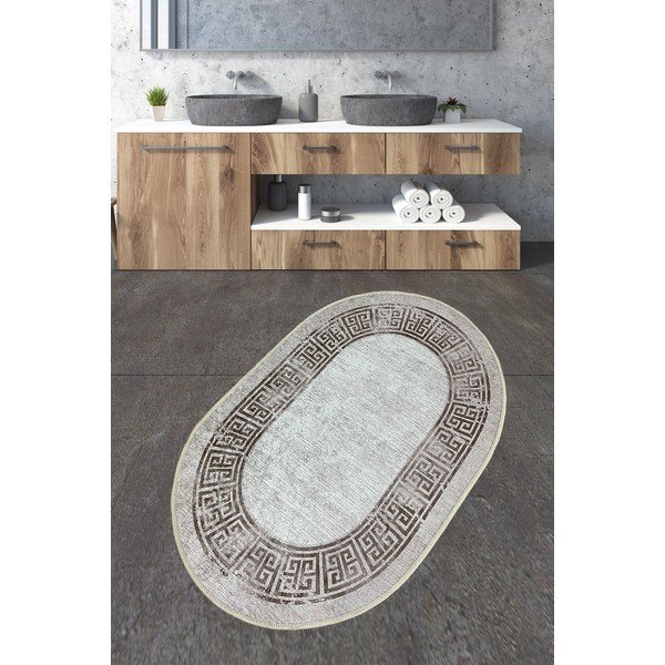 Svetlohnedá kúpeľňová predložka 70x120 cm Arturo – Foutastic-image-1