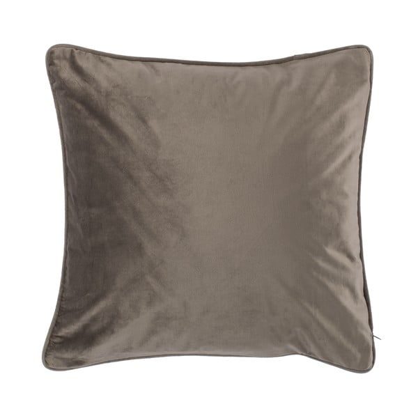 Tmavobéžový vankúš Tiseco Home Studio Velvety, 45 x 45 cm