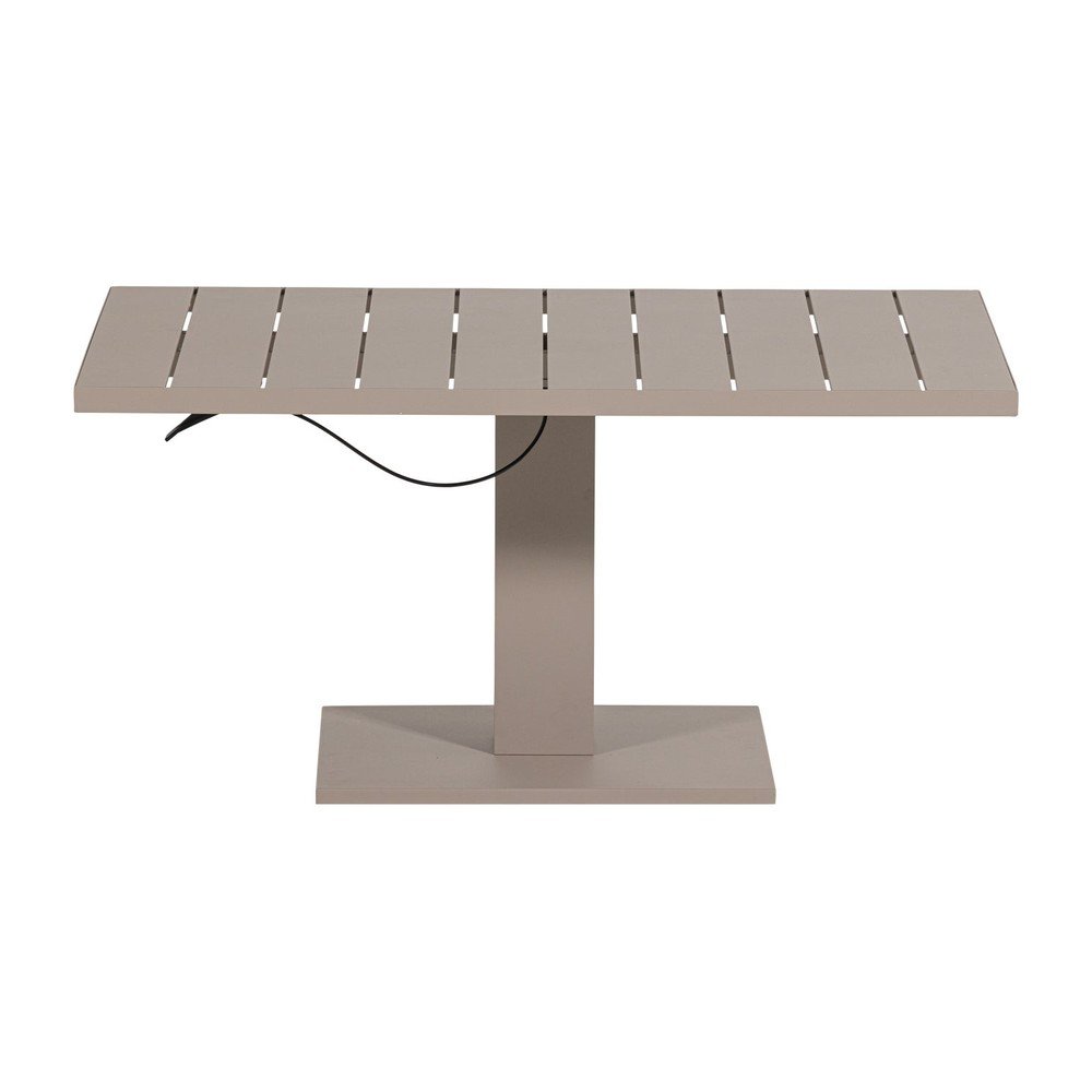 Kovový záhradný jedálenský stôl 80x100 cm Tesso – WOOOD