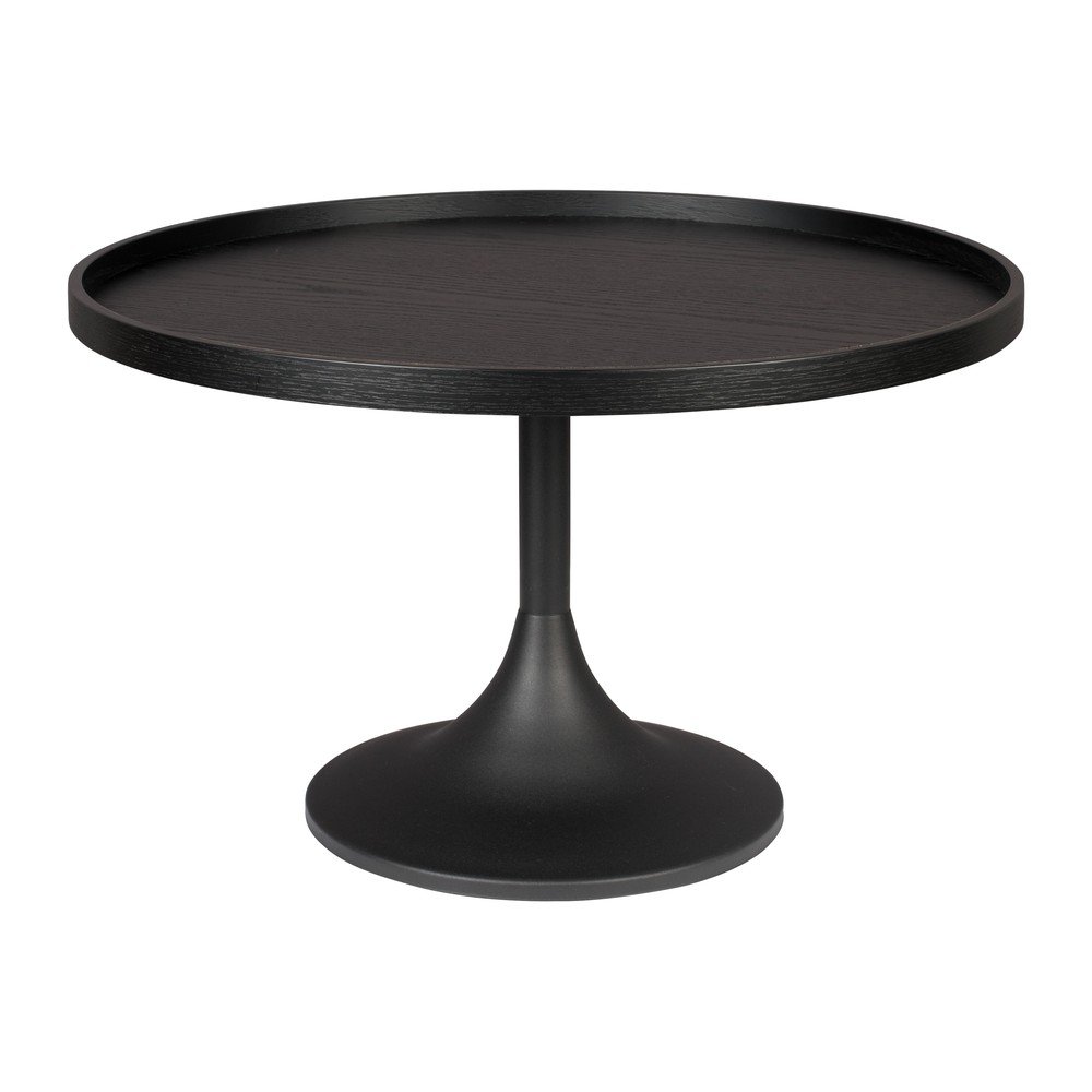 E-shop Čierny okrúhly konferenčný stolík ø 69 cm Jason – Zuiver