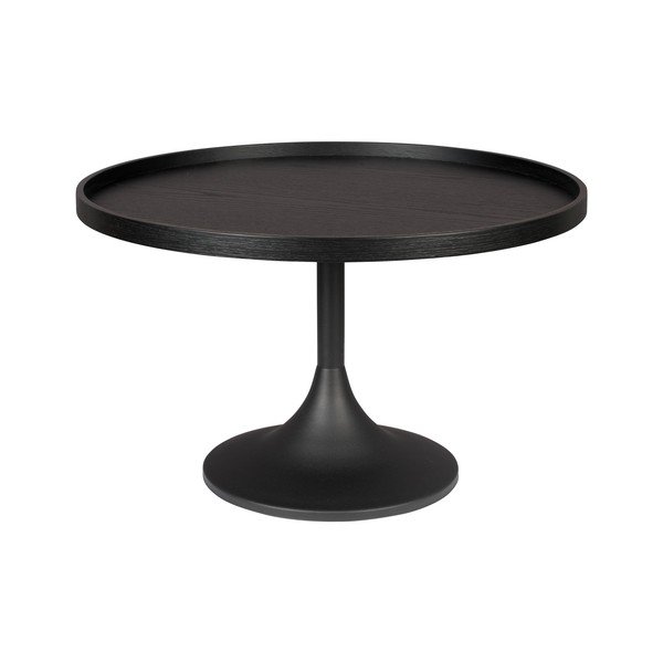 Čierny okrúhly konferenčný stolík ø 69 cm Jason – Zuiver
