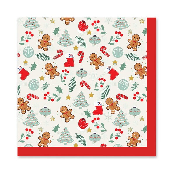 Obrúsky v súprave 20 ks 33x33 cm Cookie – Homéa