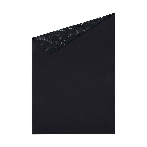 Čierne obliečky na jednolôžko z bavlneného perkálu Westwing Collection, 150 x 220 cm-image-2