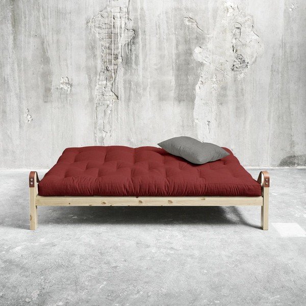 Rozkladacia pohovka Karup Poetry Natural/Passion Red/Granite Grey-image-2