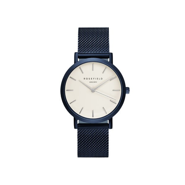 Bielo-modré dámske hodinky Rosefield The Mercer