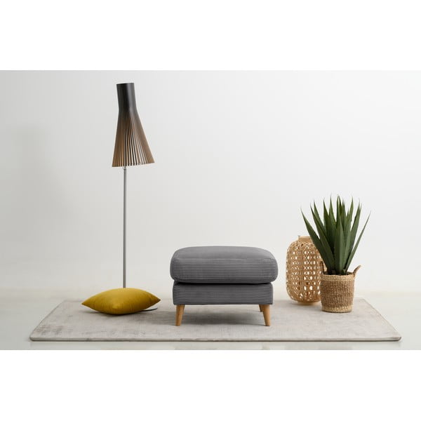 Tmavosivá menčestrová podnožka Paris – Scandic-image-1