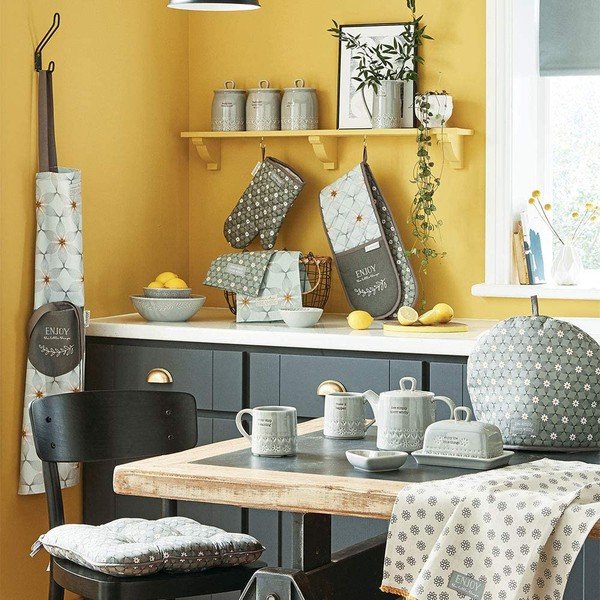 Súprava 3 bavlnených kuchynských utierok Cooksmart ® Purity-image-2