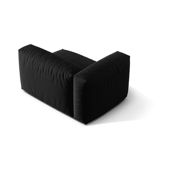 Čierny modul pohovky (ľavý roh) Martina – Micadoni Home-image-3