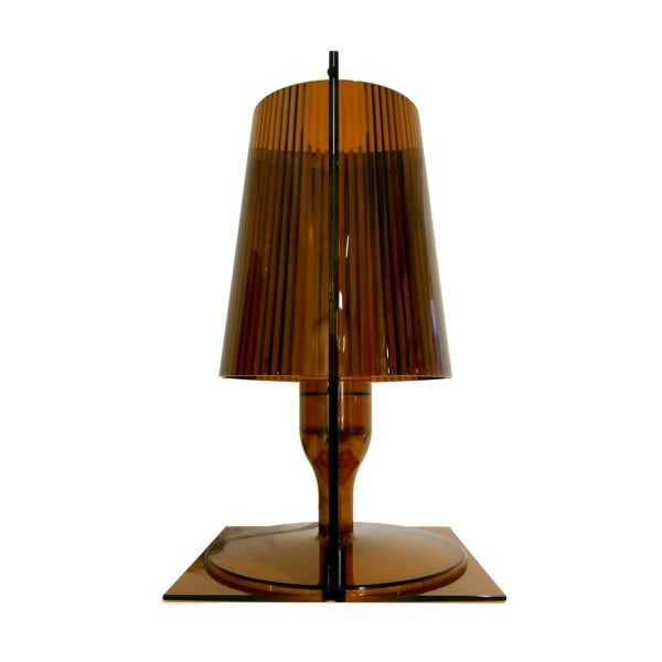 Hnedá stolová lampa Kartell Take