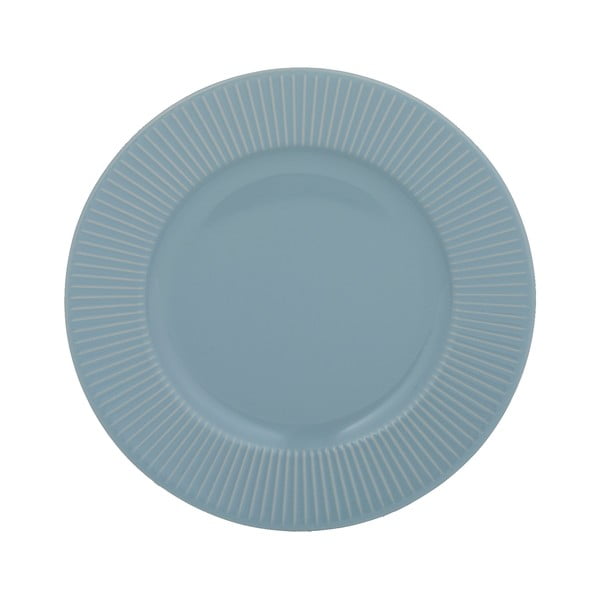 Modrý dezertný tanier z kameniny ø 20,4 cm Linear - Mason Cash
