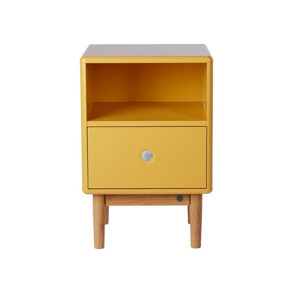 V horčicovej farbe nočný stolík Color Box – Tom Tailor