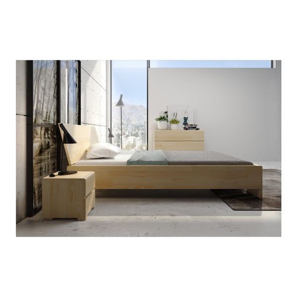 Dvojlôžková posteľ z borovicového dreva SKANDICA Vestre Maxi, 200 × 200 cm-image-4