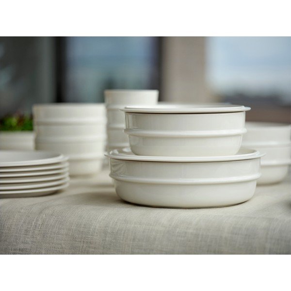 Krémovobiela porcelánová polievková miska 600 ml Eau – Zone-image-3