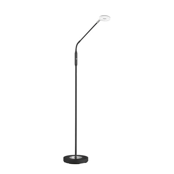 Čierna LED stmievateľná stojacia lampa (výška 150 cm) Dent – ​​Fischer & Honsel