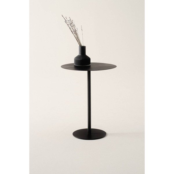Kovový okrúhly odkladací stolík ø 40 cm Heby – Jotex-image-1