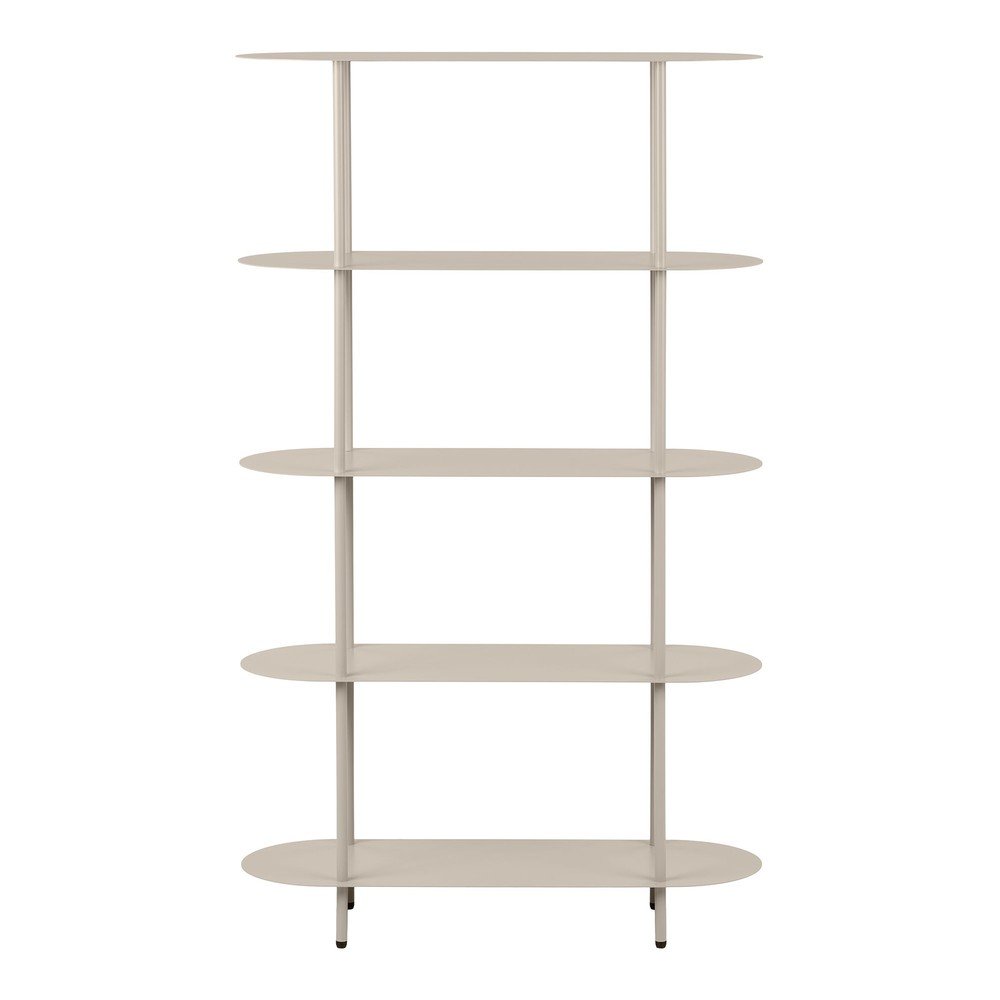 Béžový kovový regál 90x150x31 cm Rieti – House Nordic
